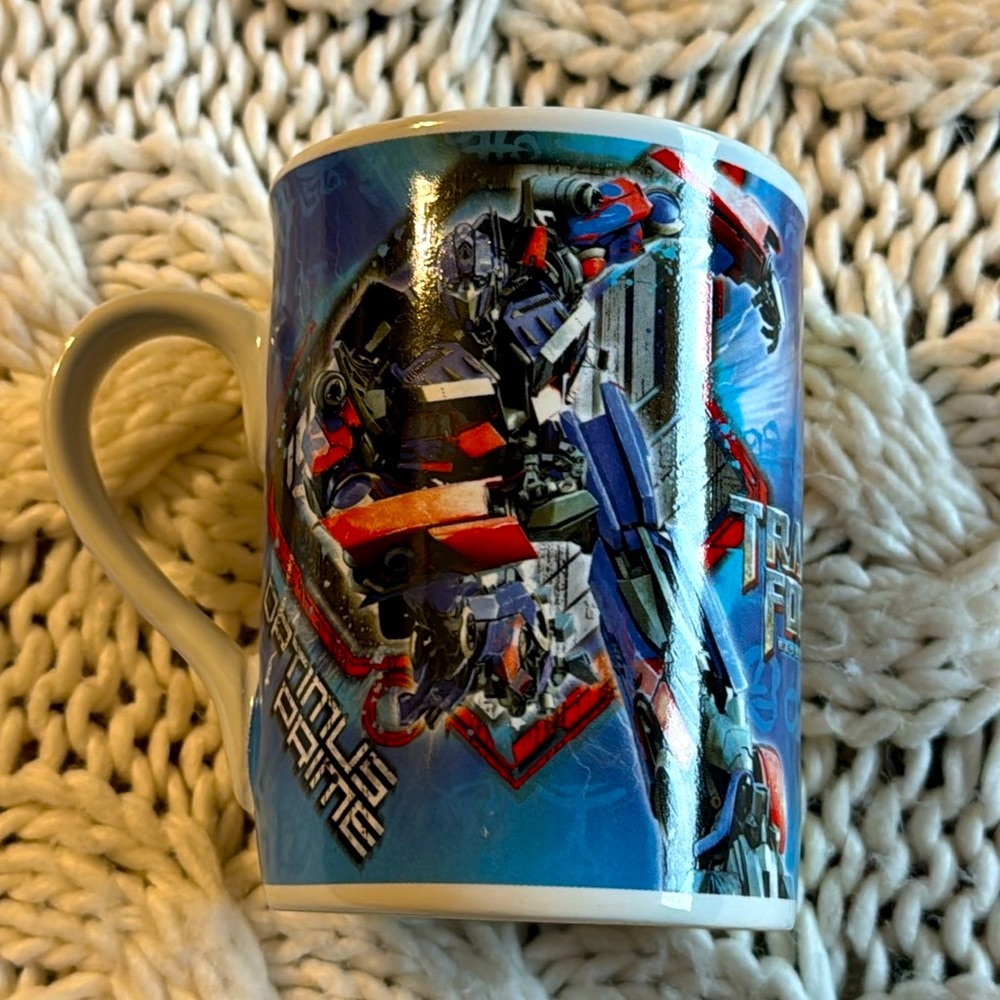 Transformers Mug Hasbro Dreamworks Paramount Pictures hot cocoa mug Giftfor him